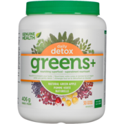 Genuine Health Greens+ Daily Detox Nourishing Superfood Powder Natural Green Apple 406 g