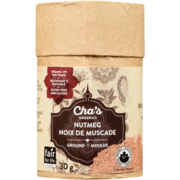Cha's Organics Noix de Muscade Moulue 30 g