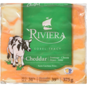 Maison Riviera Mild Cheddar Cheese 31 % M.F. 375 g