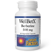 Natural Factors Berbérine 500 mg 60 capsules végétariennes