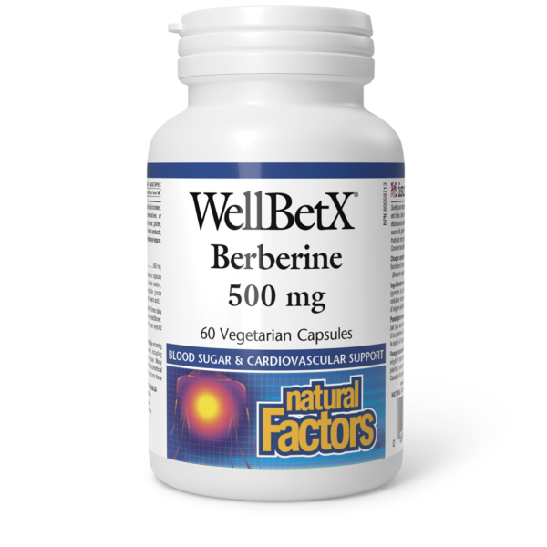 Natural Factors Berbérine  500 mg  60 capsules végétariennes