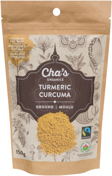 Cha's Organics Curcuma Moulu 150 g