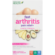 Genuine Health Fast Arthritis Pain Relief+, Natural Eggshell Membrane