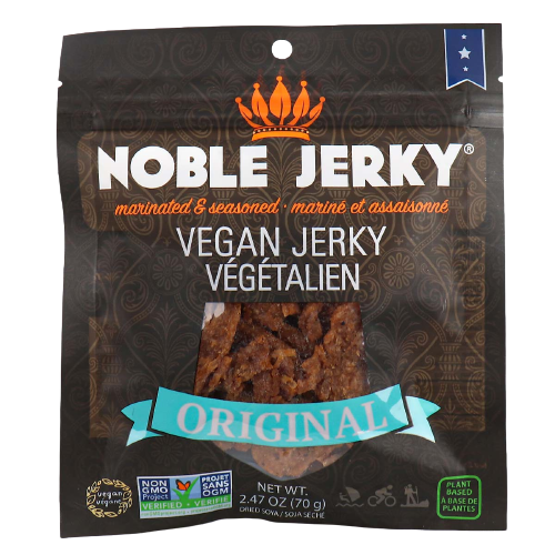 Noble Jerky Original Vegan sans sucre ajouté