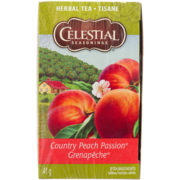 Celestial Seasonings Herbal Tea Country Peach Passion 20 Tea Bags 41 g