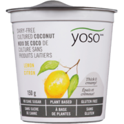 Yoso Dairy-Free Cultured Coconut Lemon 150 g