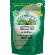 Les Moissonneries du Pays Hemp Seed Raw Organic Shelled Québécois 100 g