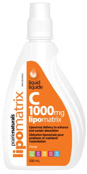 Prairie Naturals Liquide Vitamine C 1000mg Lipomatrix solution