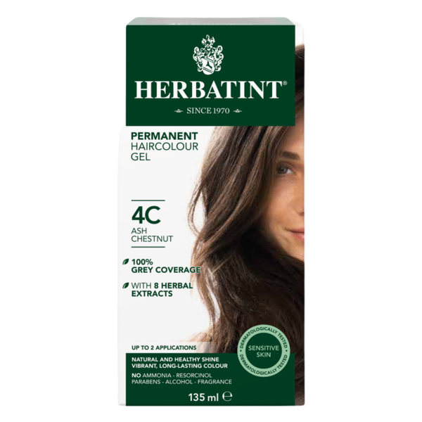 Herbatint® Coloration permanente | 4C Châtain cendré