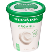 Olympic Balkan-Style Yogurt Plain Organic 2% M.F. 650 g