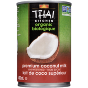 Thai Kitchen Lait de Coco Supérieur Non Sucré Biologique 400 ml