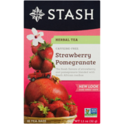 Stash Herbal Tea Strawberry Pomegranate 18 Tea Bags 32 g