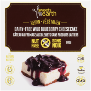 Sweets from the Earth Dairy-Free Wild Blueberry Cheesecake 800 g