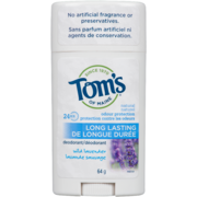 Tom's of Maine 24HR Protection Long Lasting Deodorant Wild Lavender 64 g