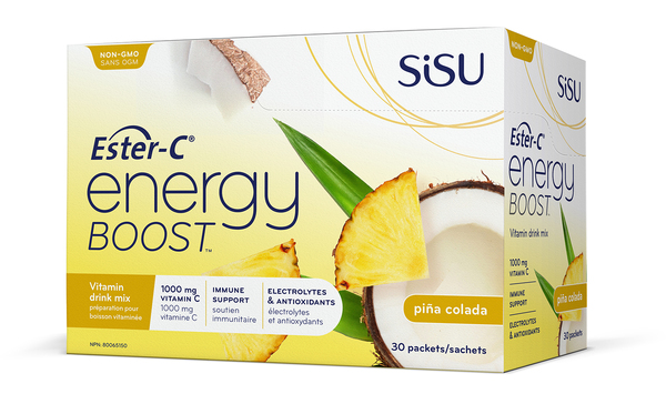 Sisu Ester-C  Energy Boost™, piña colada