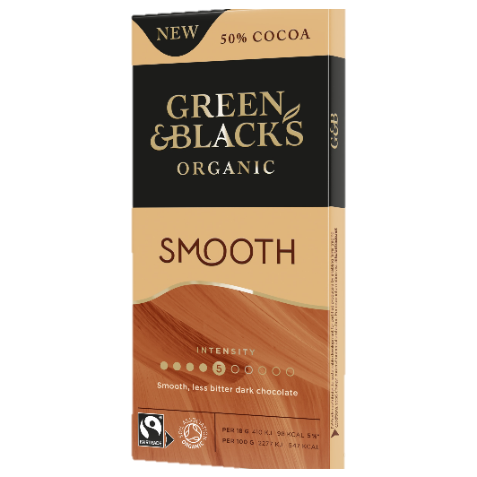 Green & Black's Chocolat noir 50 % onctueux biologique 