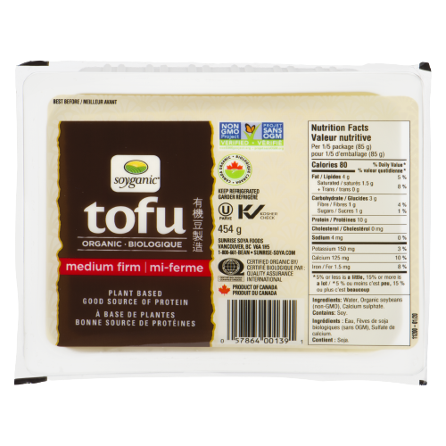 Soyganic Tofu bio. mi-ferme