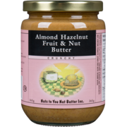 Nuts to You Nut Butter Almond Hazelnut Fruit & Nut Butter Crunchy 365 g