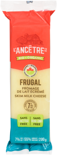 L'Ancêtre Fromage Frugal (7% Mg) Pasteurise Bio
