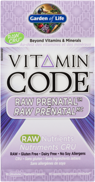 Buy Garden Of Life Vitamin Code RAW Prenatal UltraZorbe Vcaps with same day  delivery at MarchesTAU