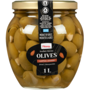 Pilaros Olives Stuffed Almonds Pitted 1 L
