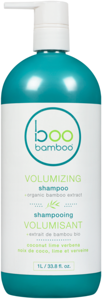 Boo Bamboo Shampooing Volumisant Noix de Coco, Lime et Verveine 1 L