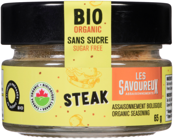 Les Savoureux Assaisonnement Biologique Steak 65 g