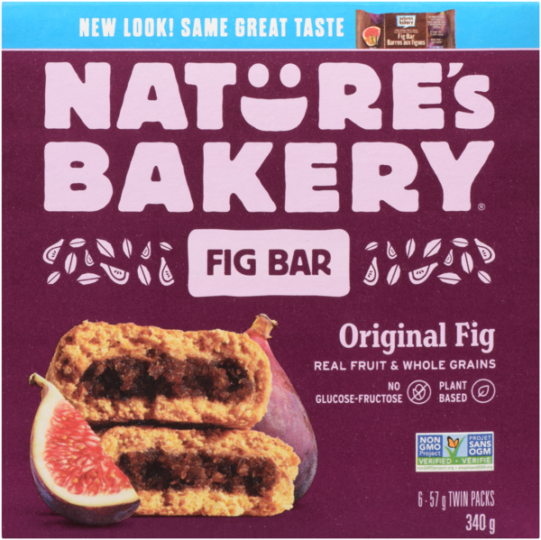Nature's Bakery Barres aux Figues Originales 6 Emballages Doubles x 57 g (340 g)
