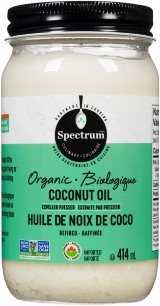 Spectrum Culinaire Huile de Noix de Coco Raffinée Biologique 414 ml
