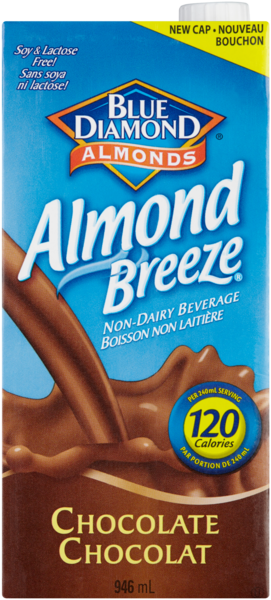 Blue Diamond Almond Breeze Boisson aux Amandes Enrichie Chocolat 946 ml