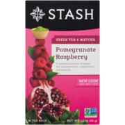 Stash Green Tea & Matcha Pomegranate Raspberry 18 Tea Bags 36 g
