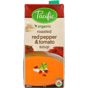 Pacific Foods Soupe aux Poivrons Rouges Rôtis et aux Tomates Biologique 1 L