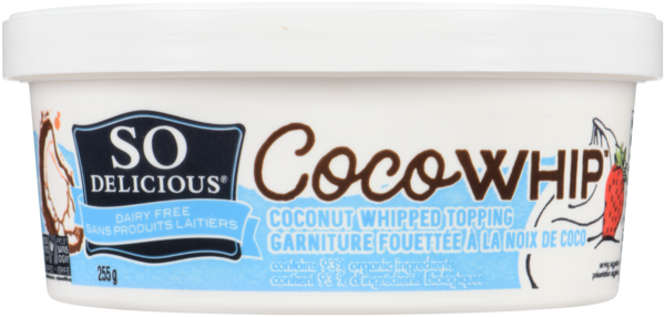 So Delicious Sans Produits Laitiers Coco Whip Garniture Fouettée à la Noix de Coco 255 g