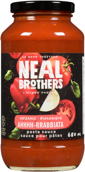 Neal Brothers Sauce pour Pâtes Ahhhh-Rrabbiata Biologique 680 ml