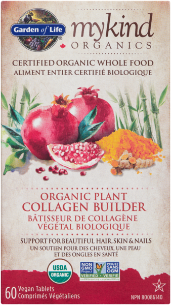 mykind Organics - Bâtisseur de Collagène végétal biologique