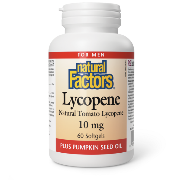 Natural Factors Lycopène  10 mg  60 gélules