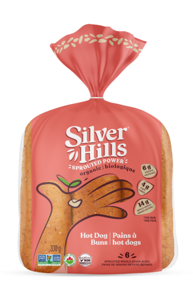 Silver Hills Pains à hot dog germés biologique