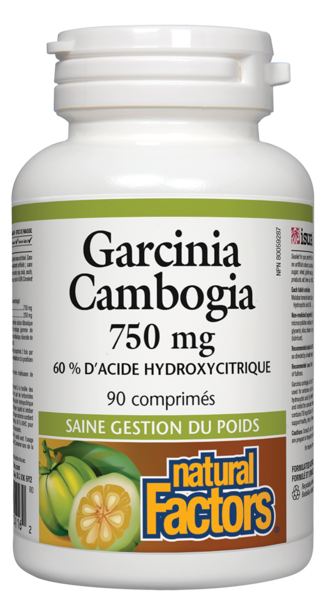 Natural Factors Garcinia Cambogia  750 mg  90 comprimés