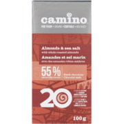Camino Dark Chocolate Almonds & Sea Salt 100 g