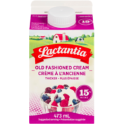 Lactantia Old Fashioned Cream 15% M.F. 473 ml