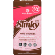 Zazubean Slinky Style Chocolat Noir Noix & Baies 80 g