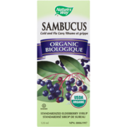 Nature's Way Sambucus Standardized Elderberry Syrup Organic 120 ml