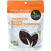 Elan Thompson Raisins Sun-Dried Organic 225 g