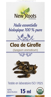 New Roots Huile Essentielle de Clou de Girofle
