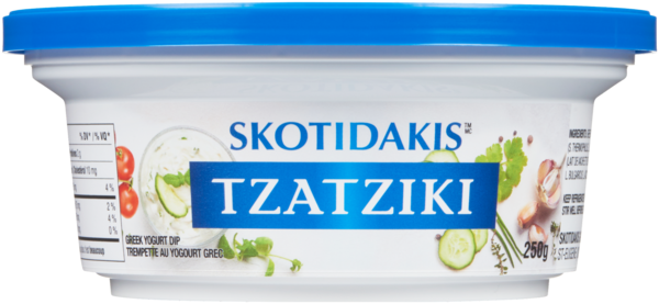 Skotidakis Trempette au Yogourt Grec Tzatziki 250 g