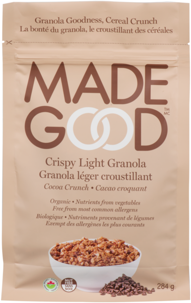 Made Good Granola Léger Croustillant Cacao Croquant 284 g