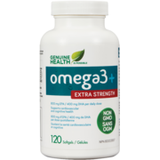 Genuine Health Omega3+ Haute Puissance 120 Gélules