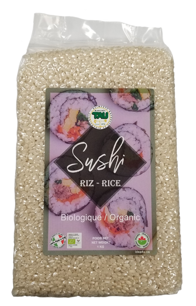 Organic Sushi Rice 1Kg