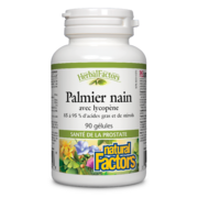 Natural Factors Palmier nain avec lycopène 90 gélules