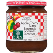 Eden Apple Cherry Butter Organic 482 g